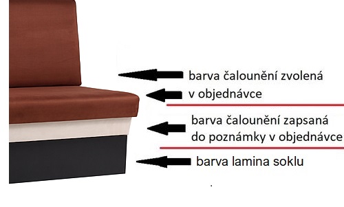 Restaurační lavice DOMINO