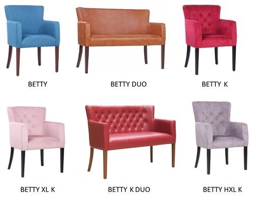 Čalouněná křesla a lavice BETTY