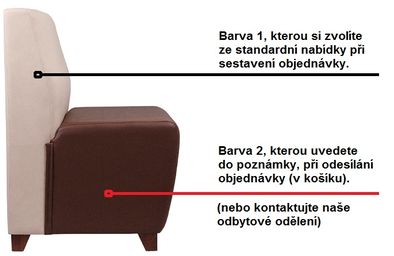 Atypick&eacute; rozměry a barvy sedac&iacute; lavice LUKA IE